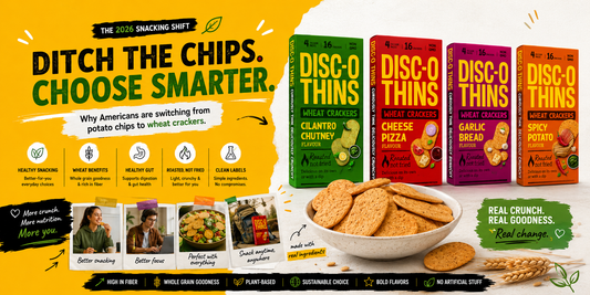 Why Americans Are Switching from Potato Chips to Wheat Crackers in 2026 Disc-O Thins