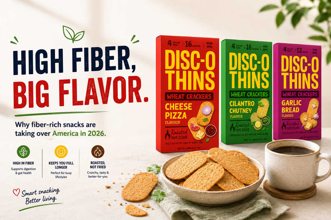 High Fiber, Big Flavor: Why Fiber-Rich Snacks Are Trending in 2026 Disc-O Thins