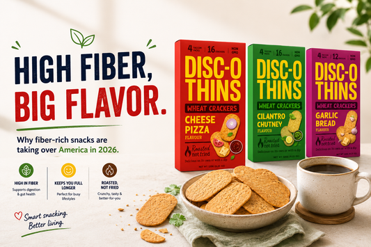 High Fiber, Big Flavor: Why Fiber-Rich Snacks Are Trending in 2026 Disc-O Thins