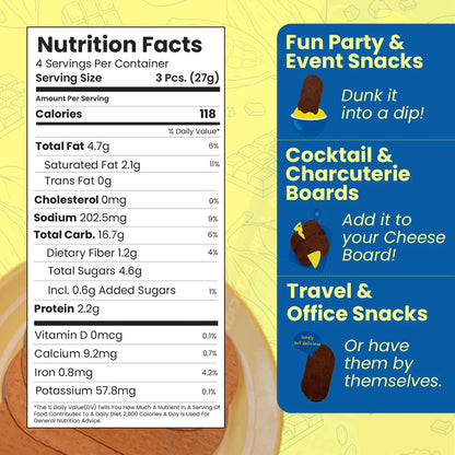 Chocolate Roasted Wheat Crackers (6 pack combo) Disc-O Thins
