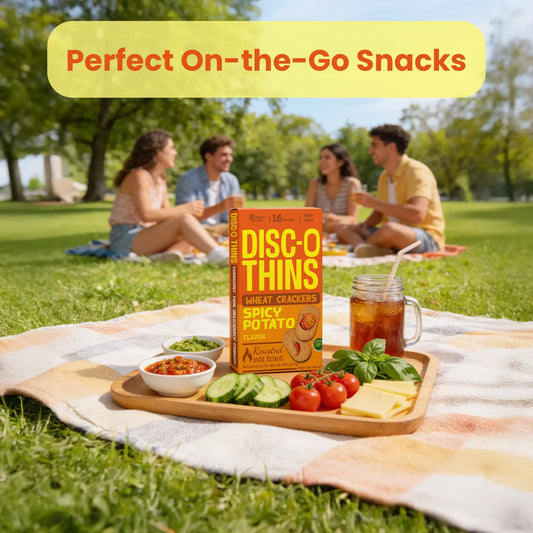 Spicy Potato Roasted Wheat Crackers (6 pack combo) Disc-O Thins