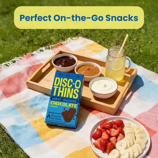 Chocolate Roasted Wheat Crackers (6 pack combo) Disc-O Thins